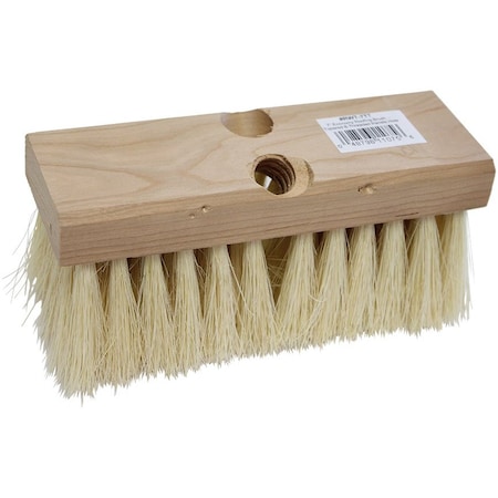 The Brush Man 7 in Economy Roofing Brush, Tapered/Threaded Hdl Hole, 12PK RWT-7TT